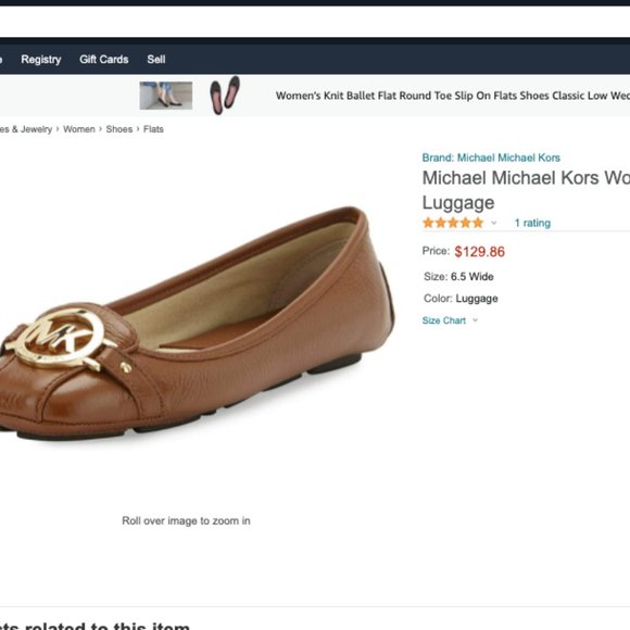 Authentic Michael Kors Fulton Moccasins (US 6.5, Colour Luggage/Tan) - Picture 15 of 16